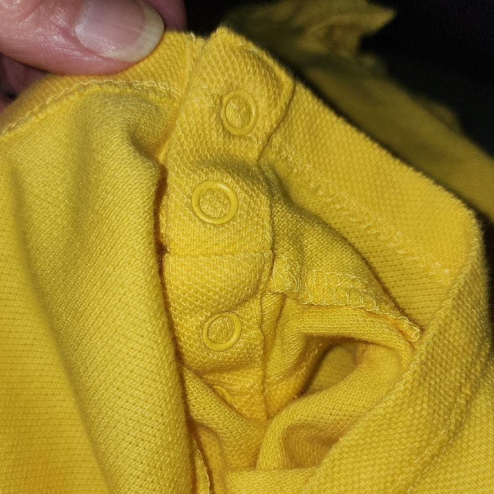 NWOT Polo Ralph Lauren Bright Yellow Kids Romper SILize 18 Months - Picture 10 of 12